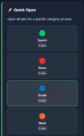 Quick Open Feature