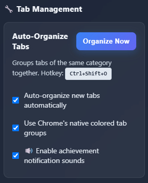 Settings Menu