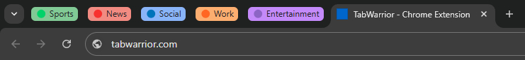 Tab Organization Example